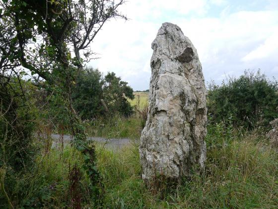 St. Eval Airfield Stone (Standing Stone / Menhir)