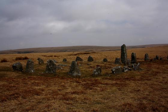 Down Tor (Stone Row / Alignment)