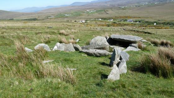 Keel East (Slievemore) (Court Tomb)