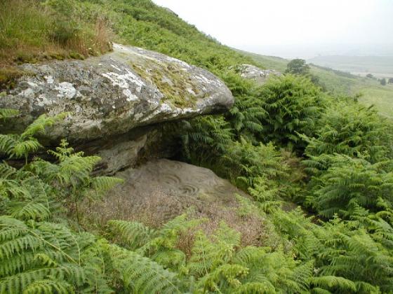 Kettley Crag (Cup and Ring Marks / Rock Art)