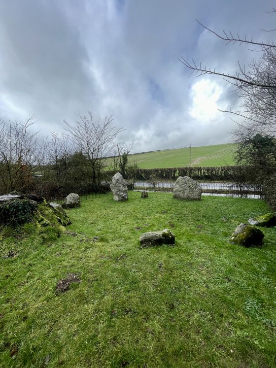 The Nine Stones of Winterbourne Abbas (Stone Circle)