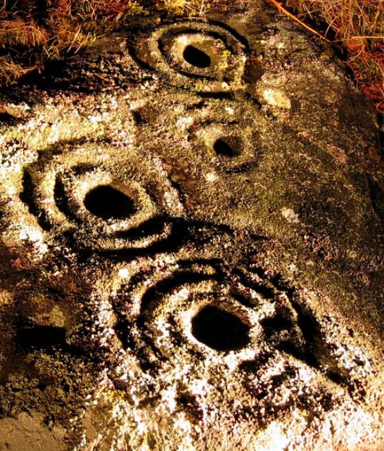 Millstone Burn (Cup and Ring Marks / Rock Art)