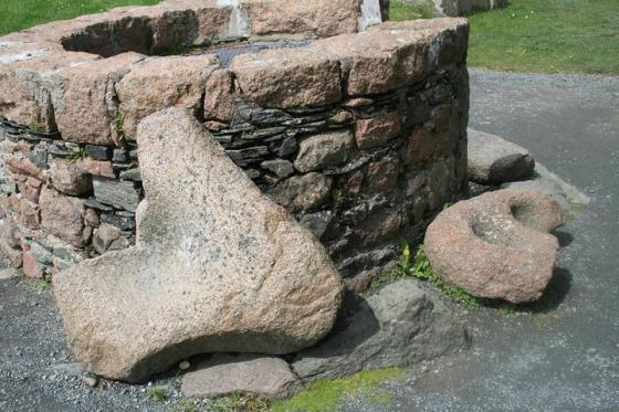 Clach Brath (Bullaun Stone)