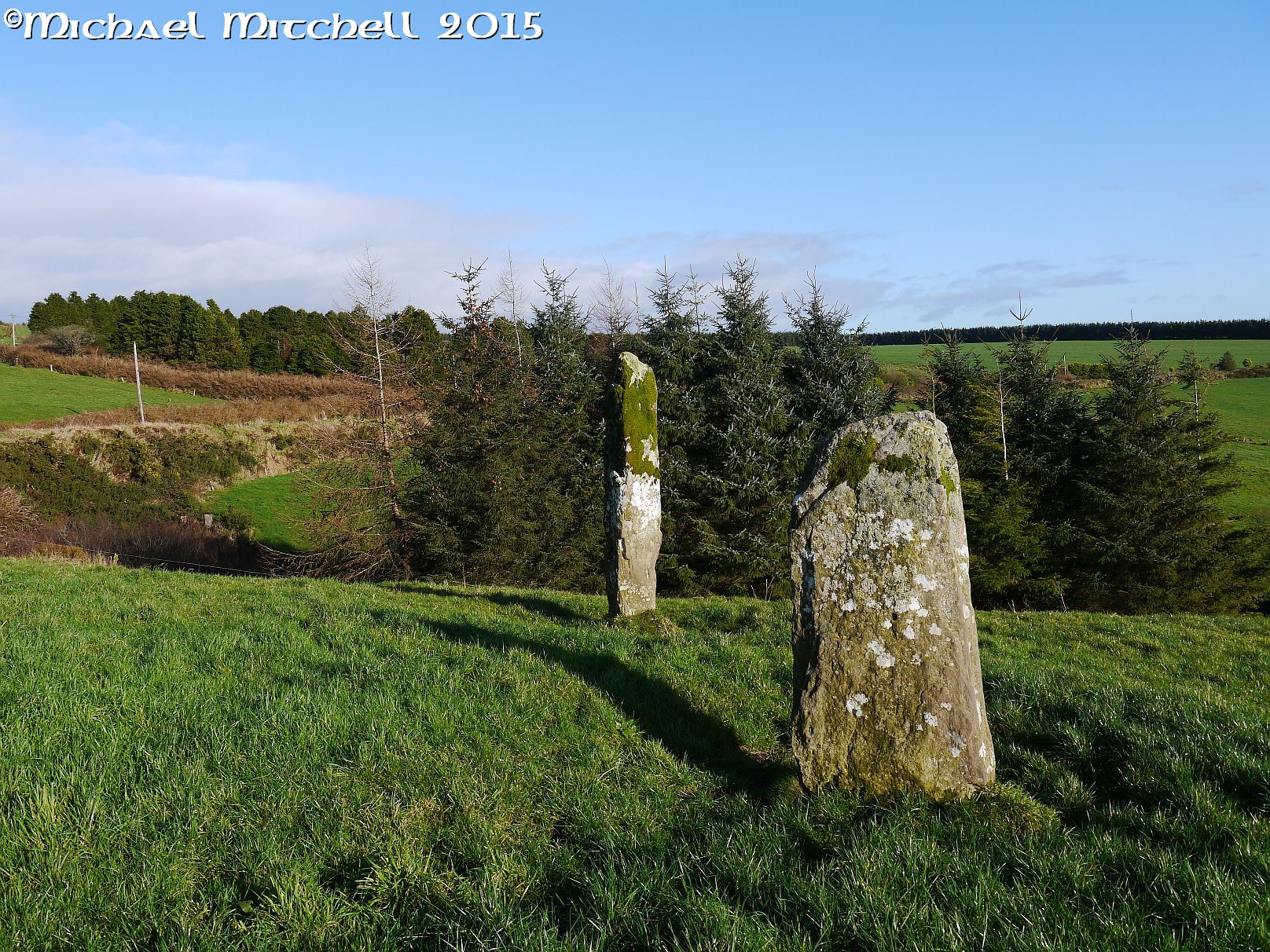 Image of Glandine (Monkey’s Bridge) (Stone Row / Alignment) by Meic