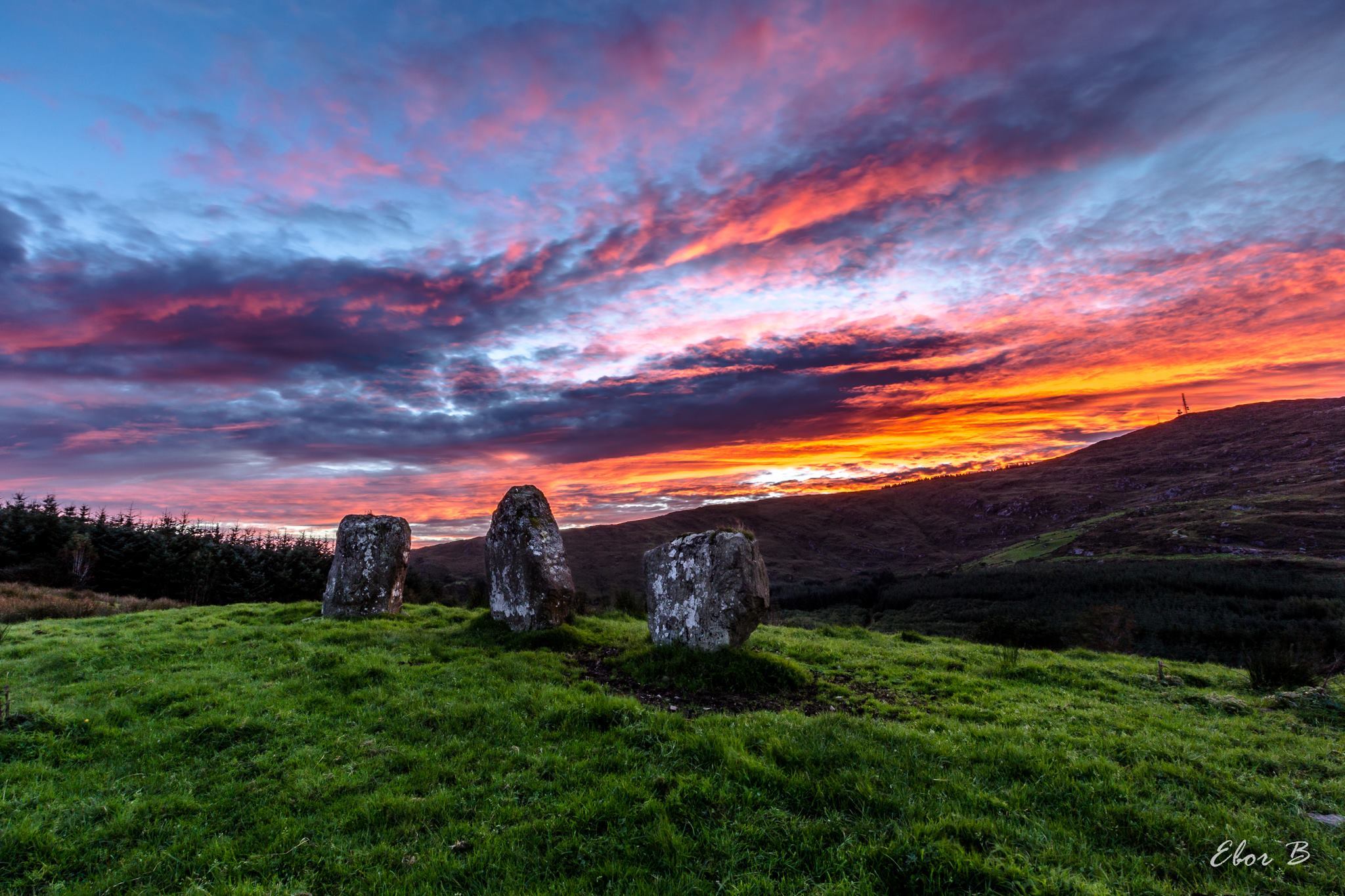 Image of Cullenagh (Stone Row / Alignment) by Ebor