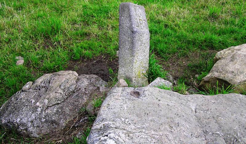 Image of Hilton Farm, Boundary Marker 18 (Cup Marked Stone) by drewbhoy