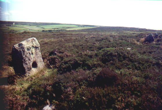 Image of Tregeseal Holed Stones by Moth