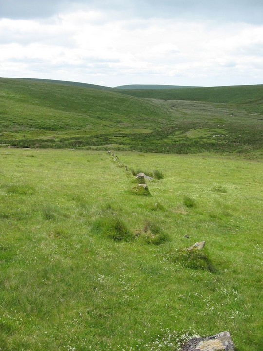 Image of Stall Moor Stone Row by Meic