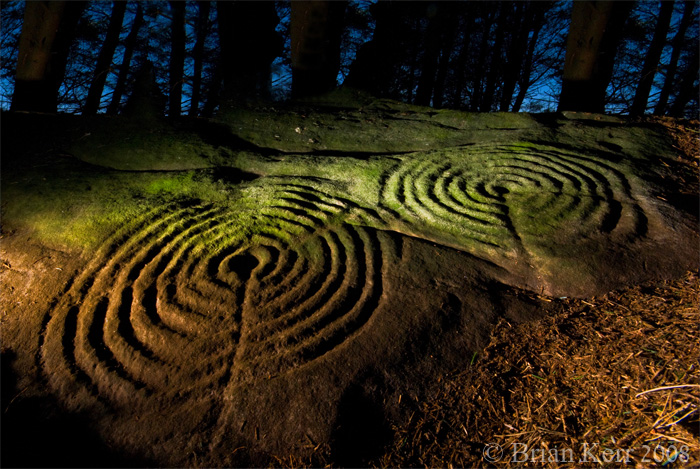 Image of Buttony (Cup and Ring Marks / Rock Art) by rockartwolf