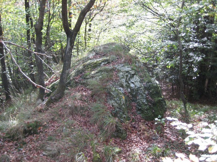 Image of Rio della Biscia’s valley. Second rock of the path (Engraved stone) by Ligurian Tommy Leggy