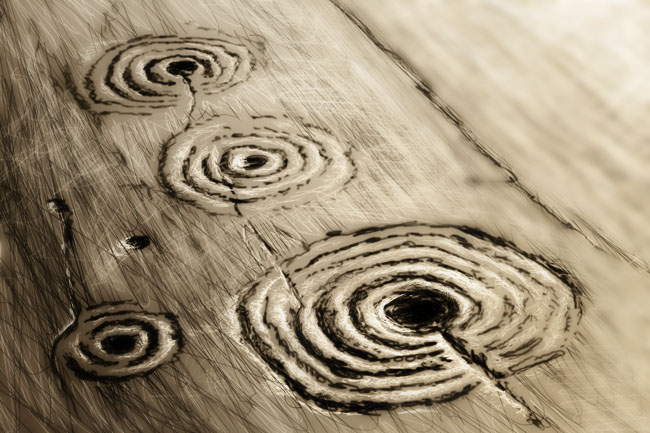 Image of Weetwood Moor (Cup and Ring Marks / Rock Art) by Hob